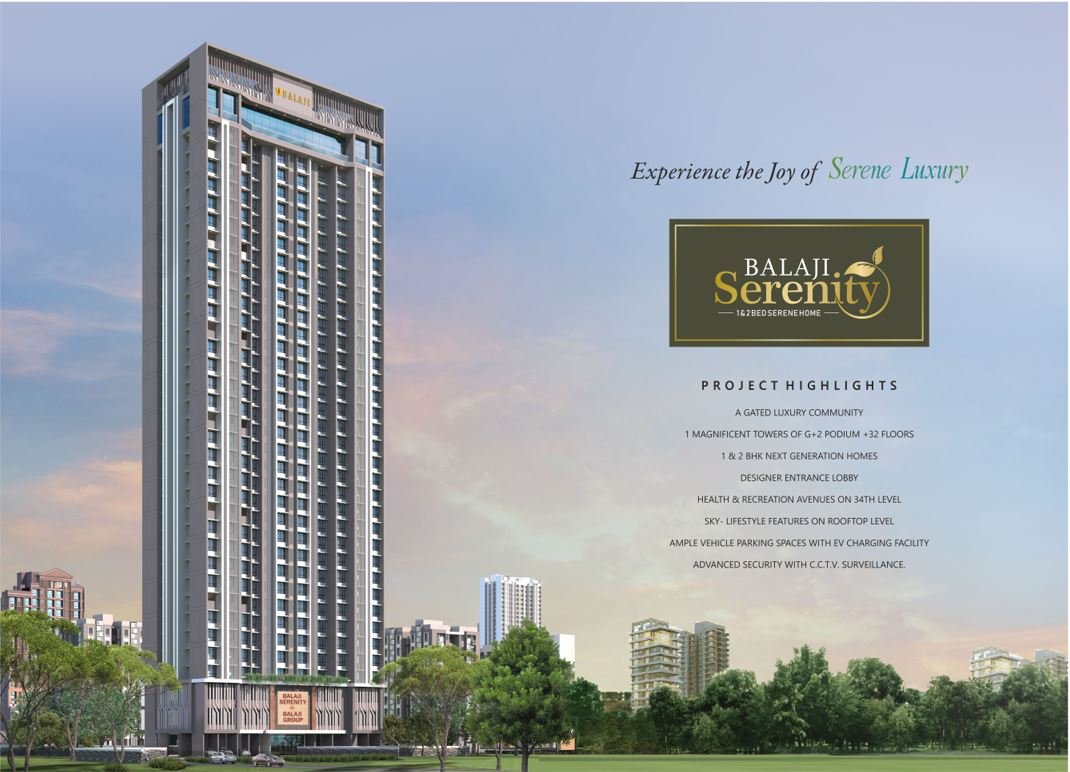 Luxury Residential Tower in Mira Road East – Balaji Serenity . Vinay Nagar . Arihant Associates . Mira Road East.