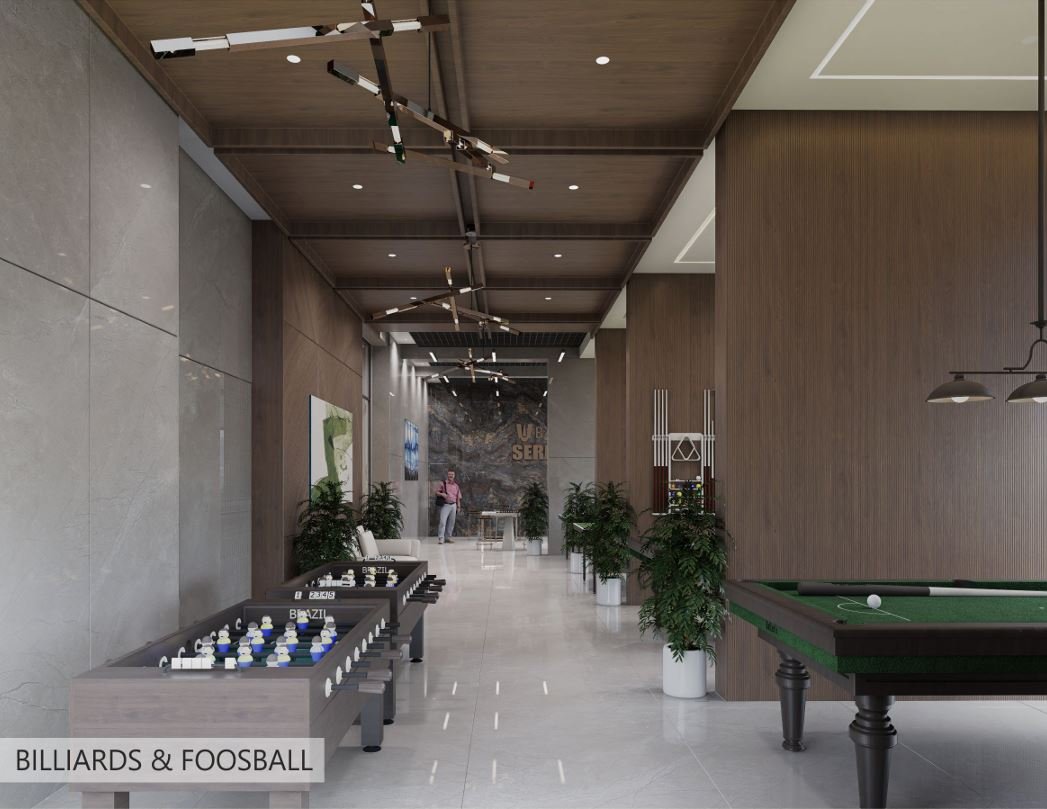 Billiards and Foosball Zone at Balaji Serenity . Vinay Nagar . Arihant Associates . Mira Road East.