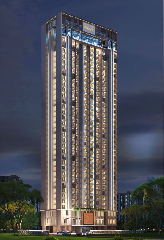 Stunning Night View of Balaji Serenity . Vinay Nagar . Arihant Associates . Mira Road East.