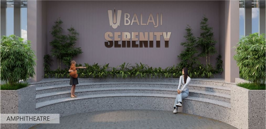 Open-Air Amphitheatre at Balaji Serenity . Vinay Nagar . Arihant Associates . Mira Road East.